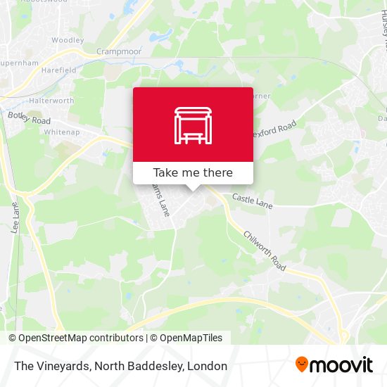 The Vineyards, North Baddesley map