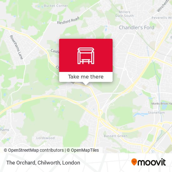 The Orchard, Chilworth map