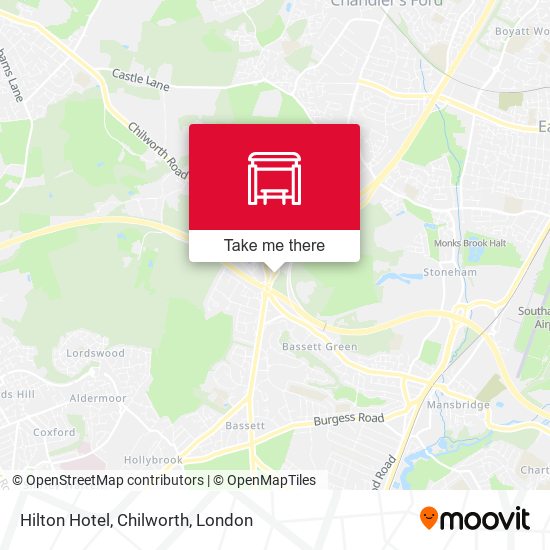 Hilton Hotel, Chilworth map