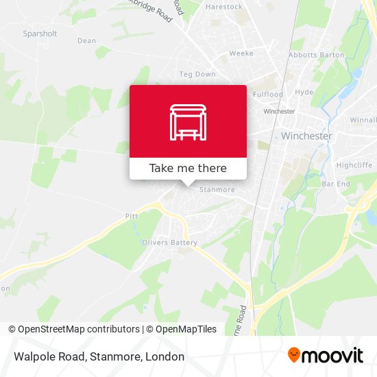 Walpole Road, Stanmore map