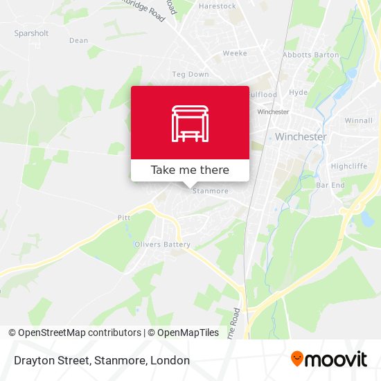 Drayton Street, Stanmore map
