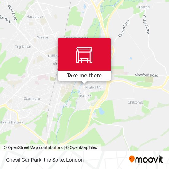 Chesil Car Park, the Soke map