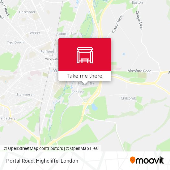 Portal Road, Highcliffe map