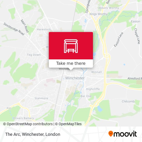The Arc, Winchester map
