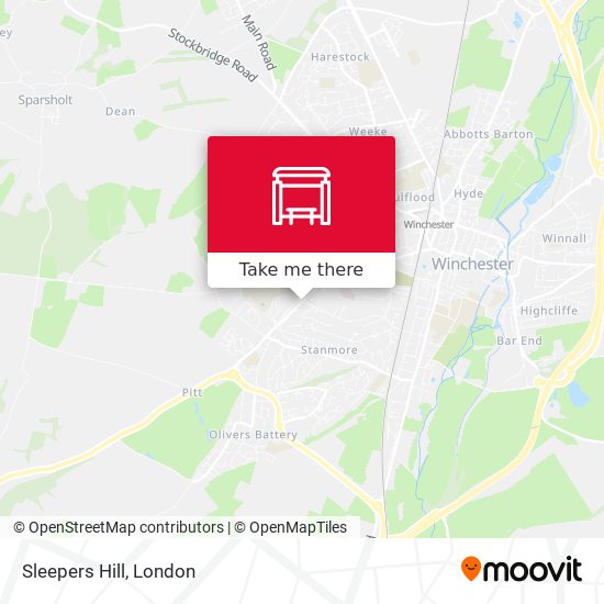 Sleepers Hill map