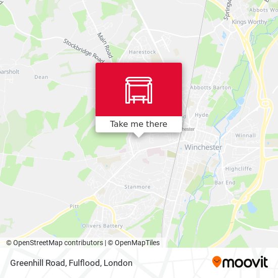 Greenhill Road, Fulflood map