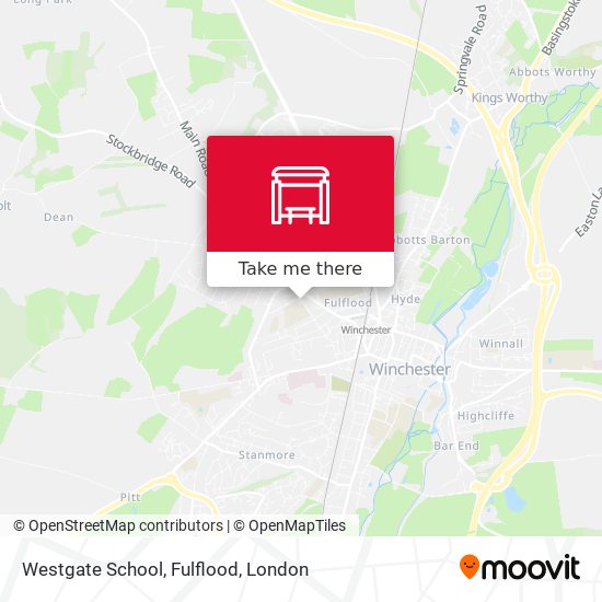 Westgate School, Fulflood map
