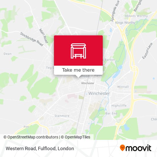 Western Road, Fulflood map