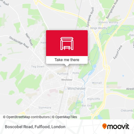 Boscobel Road, Fulflood map