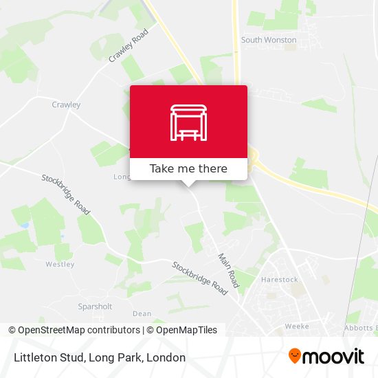 Littleton Stud, Long Park map