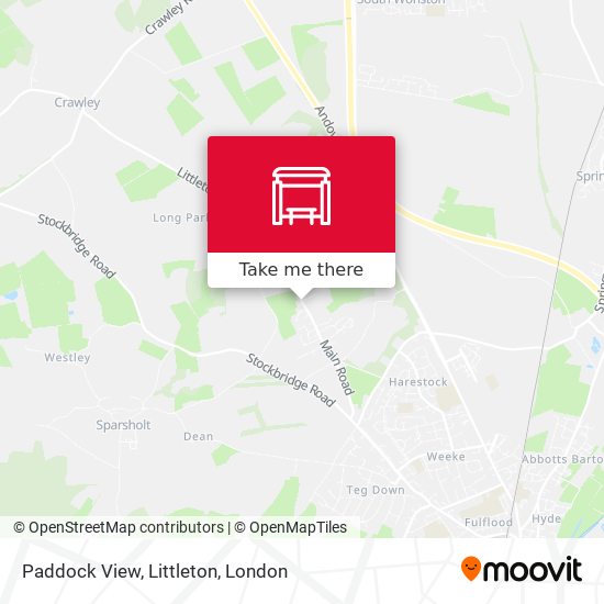 Paddock View, Littleton map