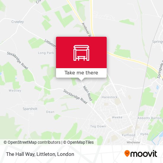 The Hall Way, Littleton map