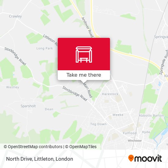 North Drive, Littleton map
