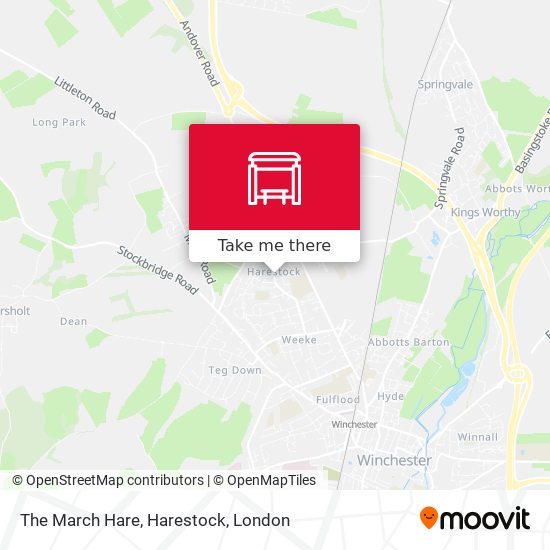 The March Hare, Harestock map