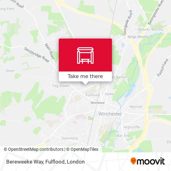 Bereweeke Way, Fulflood map