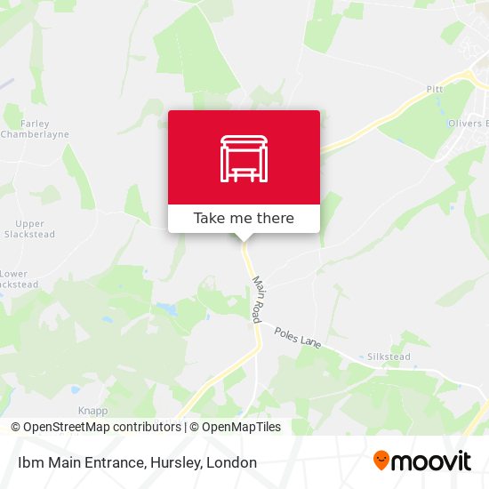 Ibm Main Entrance, Hursley map