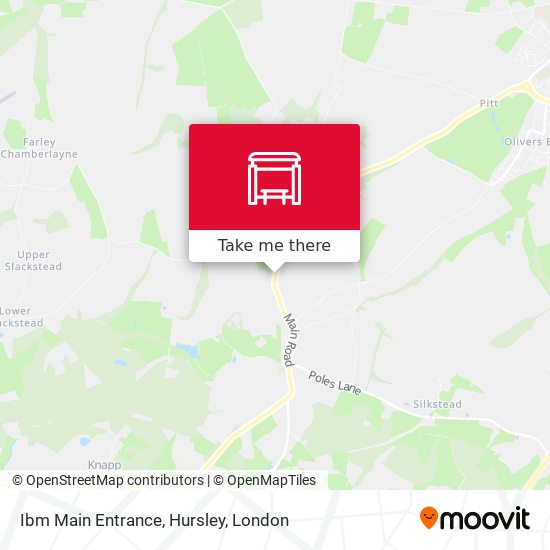 Ibm Main Entrance, Hursley map