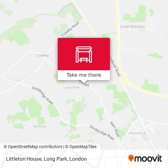 Littleton House, Long Park map