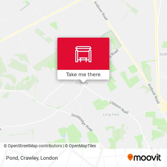 Pond, Crawley map