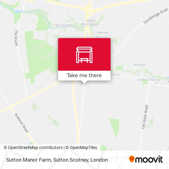 Sutton Manor Farm, Sutton Scotney map