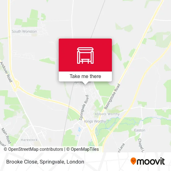 Brooke Close, Springvale map