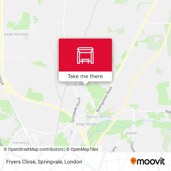 Fryers Close, Springvale map