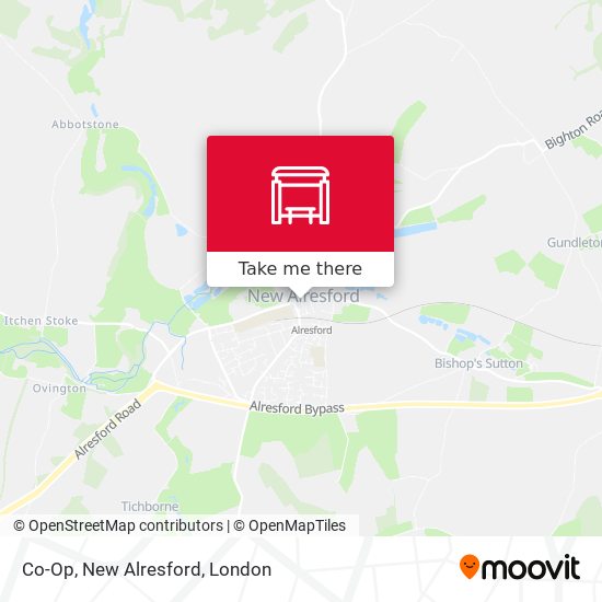 Co-Op, New Alresford map