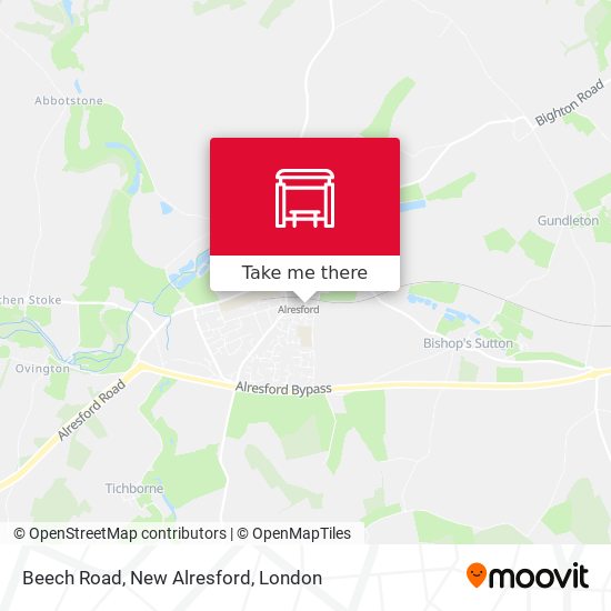 Beech Road, New Alresford map