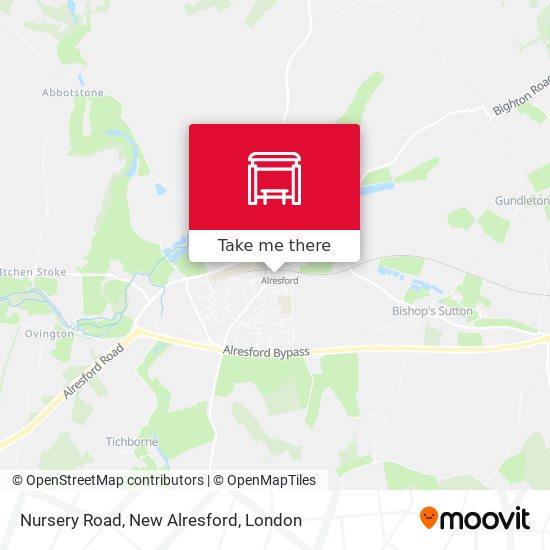 Nursery Road, New Alresford map
