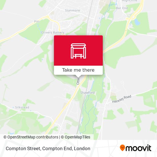 Compton Street, Compton End map