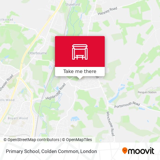 Primary School, Colden Common map