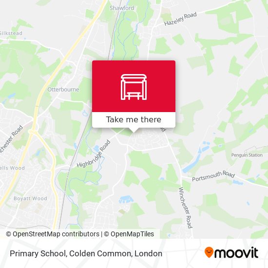 Primary School, Colden Common map