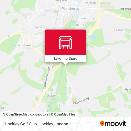 Hockley Golf Club, Hockley map