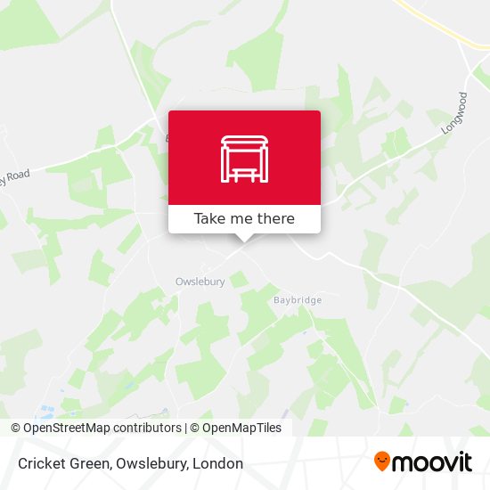 Cricket Green, Owslebury map