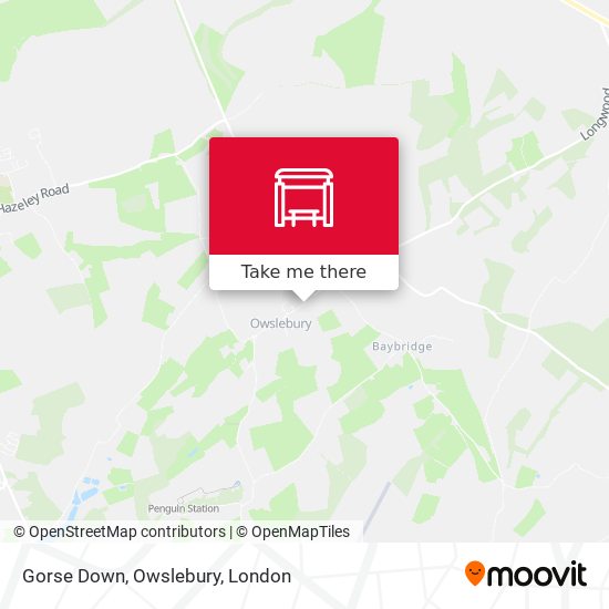Gorse Down, Owslebury map