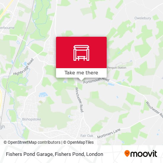 Fishers Pond Garage, Fishers Pond map