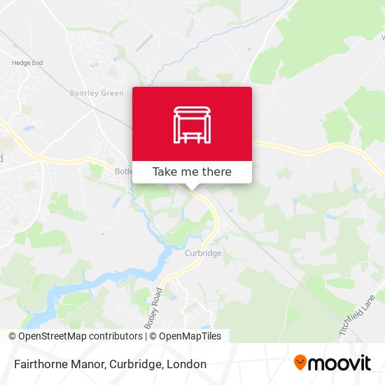 Fairthorne Manor, Curbridge map
