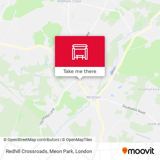 Redhill Crossroads, Meon Park map