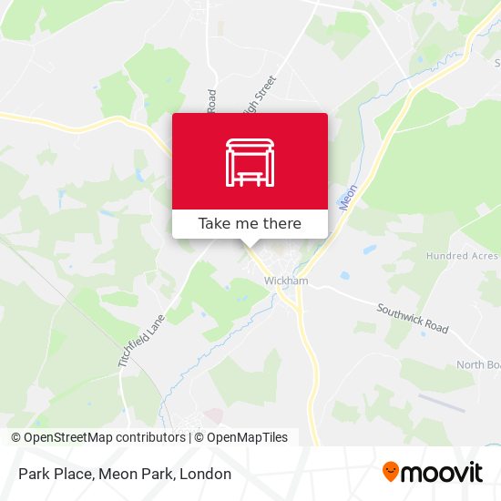 Park Place, Meon Park map