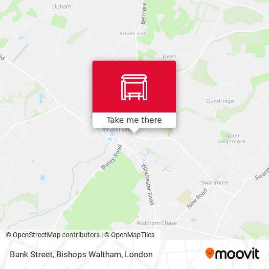 Bank Street, Bishops Waltham map