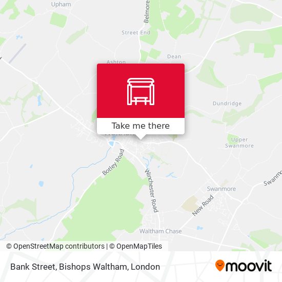 Bank Street, Bishops Waltham map