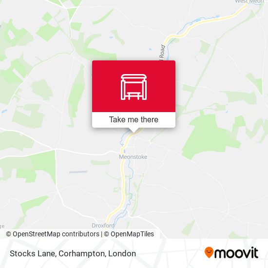 Stocks Lane, Corhampton map