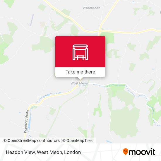 Headon View, West Meon map