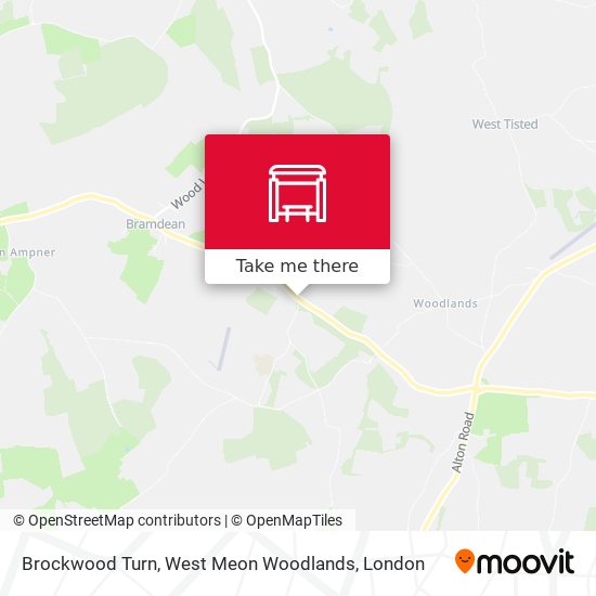 Brockwood Turn, West Meon Woodlands map