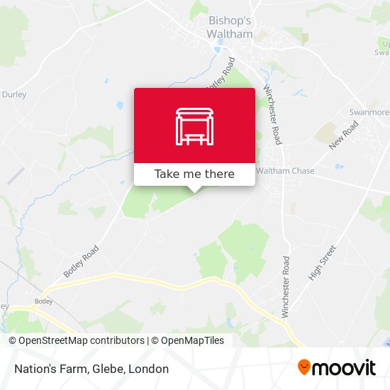 Nation's Farm, Glebe map