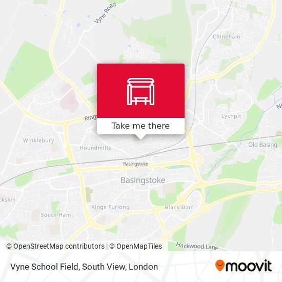 Vyne School Field, South View map