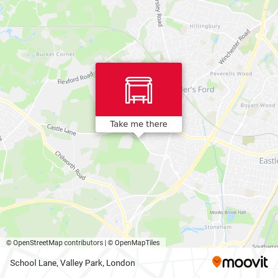 School Lane, Valley Park map