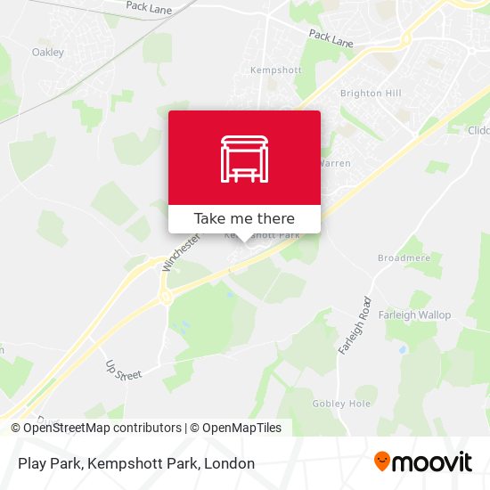 Play Park, Kempshott Park map