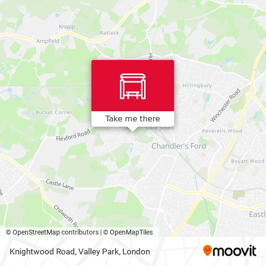 Knightwood Road, Valley Park map