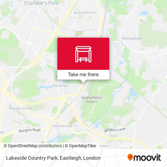 Lakeside Country Park, Eastleigh map